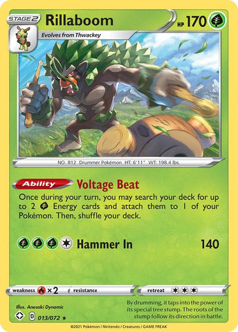 Image for Rillaboom (013/072) - Pokemon