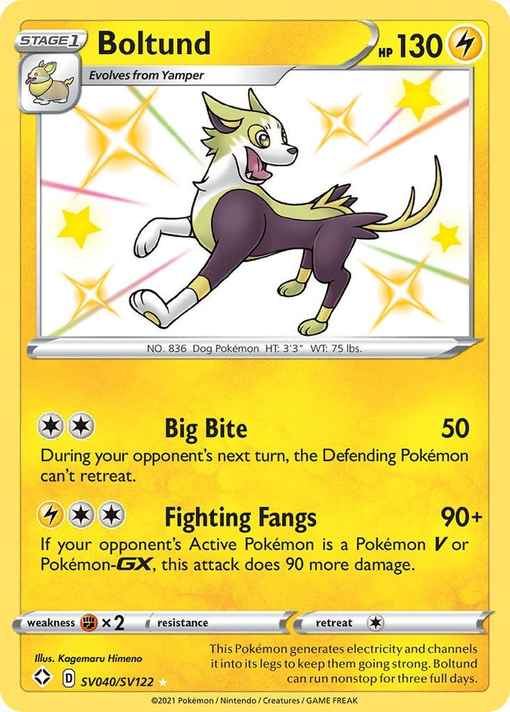 Image for Boltund (SV040/SV122) [Shining Fates: Shiny Vault]