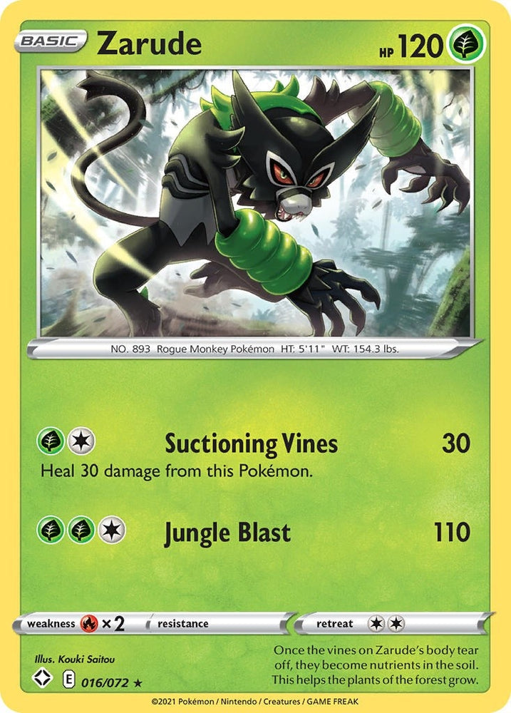 Image for Zarude (016/072) - Pokemon