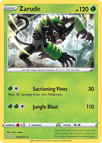 Image for Zarude (016/072) - Pokemon