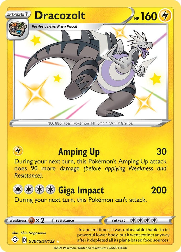Image for Dracozolt (SV045/SV122) [Shining Fates: Shiny Vault]