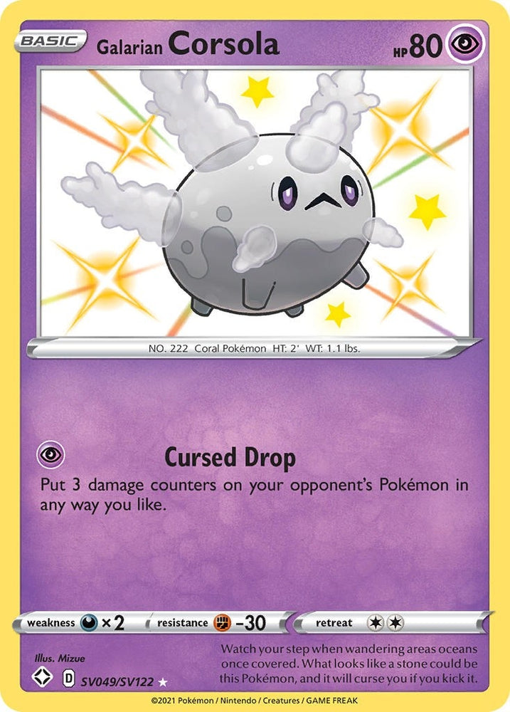 Image for Galarian Corsola (SV049/SV122) [Shining Fates: Shiny Vault]