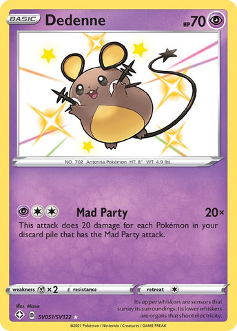 Image for Dedenne (SV051/SV122) [Shining Fates: Shiny Vault]