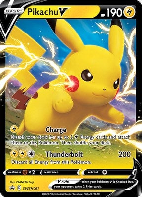 Image for Pikachu V - SWSH061 (SWSH061) [SWSH: Sword & Shield Promo Cards]