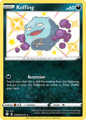 Image for Koffing (SV076/SV122) [Shining Fates: Shiny Vault]