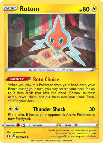 Image for Rotom (034/072) - Pokemon