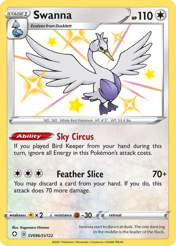 Image for Swanna (SV096/SV122) - Pokemon