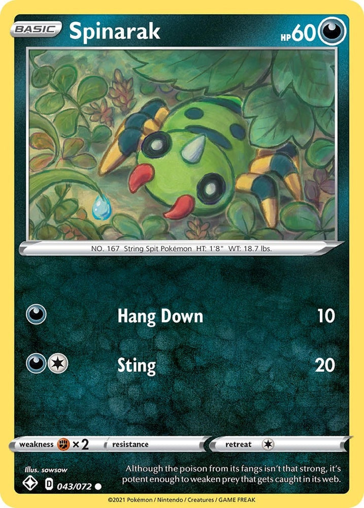 Image for Spinarak (043/072) - Pokemon