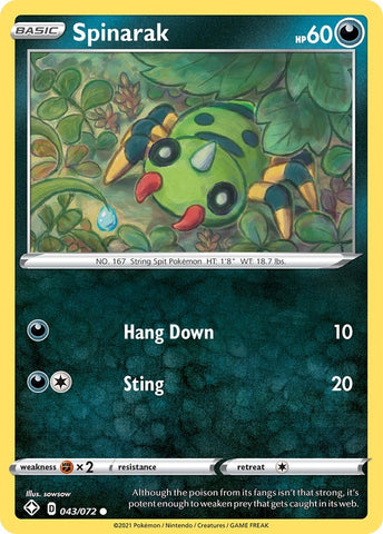 Image for Spinarak (043/072) - Pokemon
