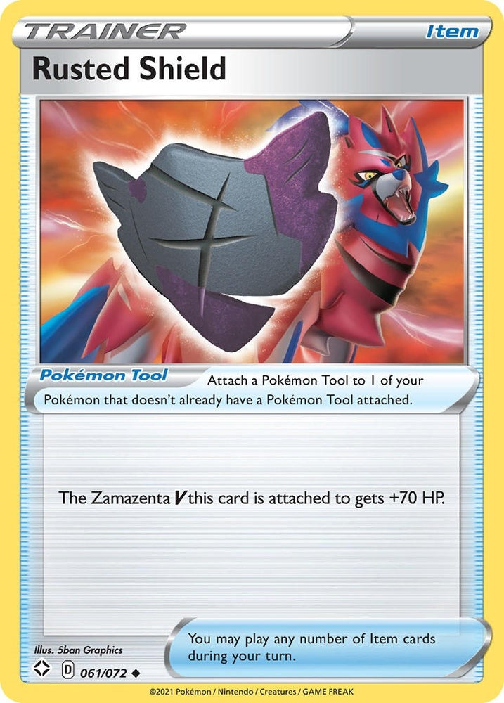 Image for Rusted Shield (061/072) - Pokemon