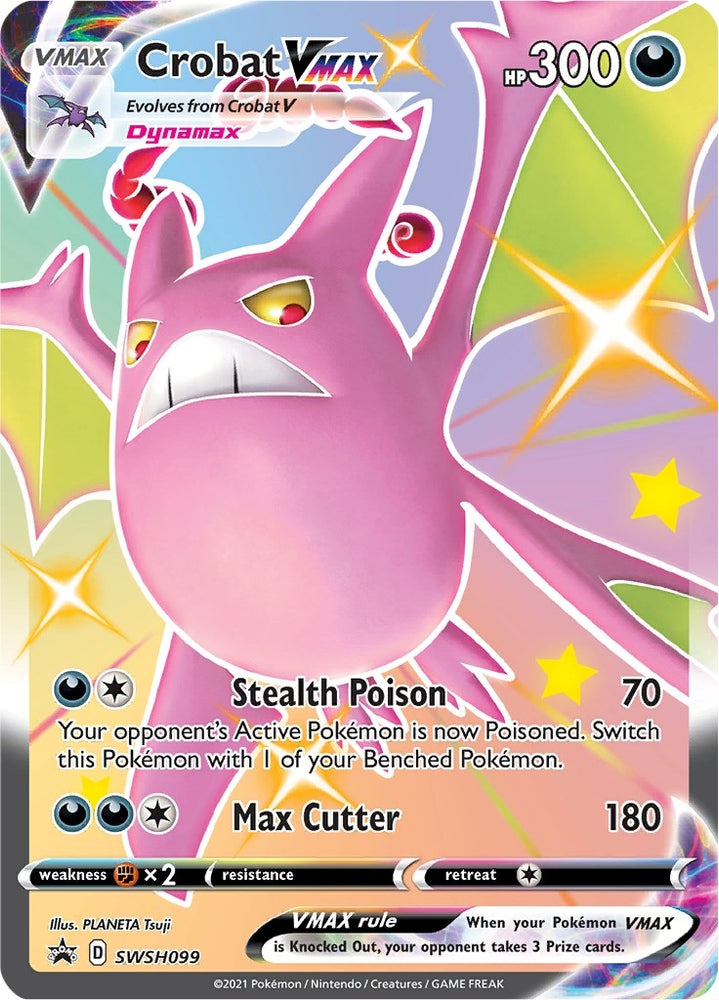 Image for Crobat VMAX - SWSH099 (SWSH099) [SWSH: Sword & Shield Promo Cards]