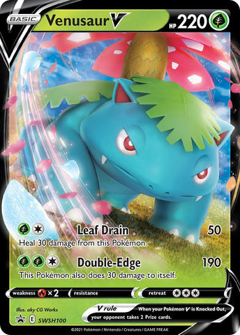 Image for Venusaur V - SWSH100 (SWSH100) [SWSH: Sword & Shield Promo Cards]
