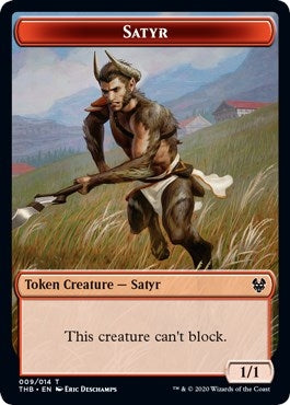 Image for Satyr // Goblin Construct Double-sided Token (Challenger 2021) (9 // 11) - Magic: The Gathering