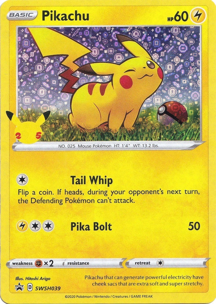 Pikachu - SWSH039 (General Mills) (SWSH039) (Miscellaneous Cards & Products)