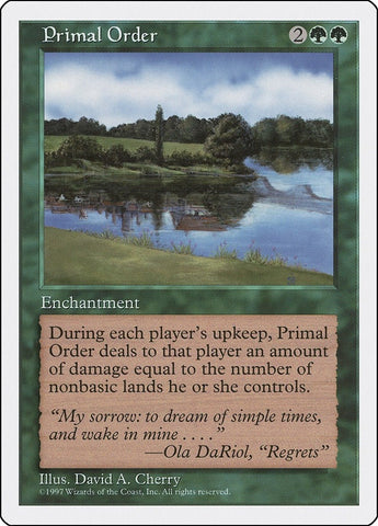 Image for Primal Order - Magic: The Gathering
