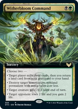 Image for Witherbloom Command (Extended Art) (356) [Strixhaven: School of Mages]