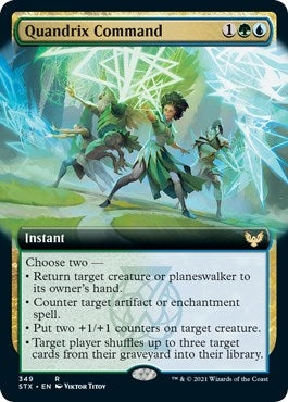 Image for Quandrix Command (Extended Art) (349) - Magic: The Gathering
