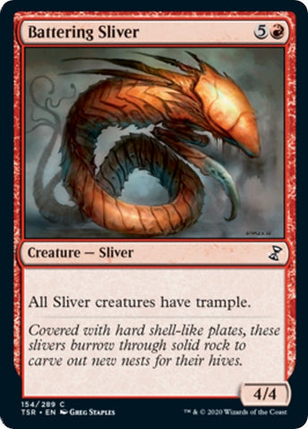 Image for Battering Sliver (154) [Time Spiral: Remastered]