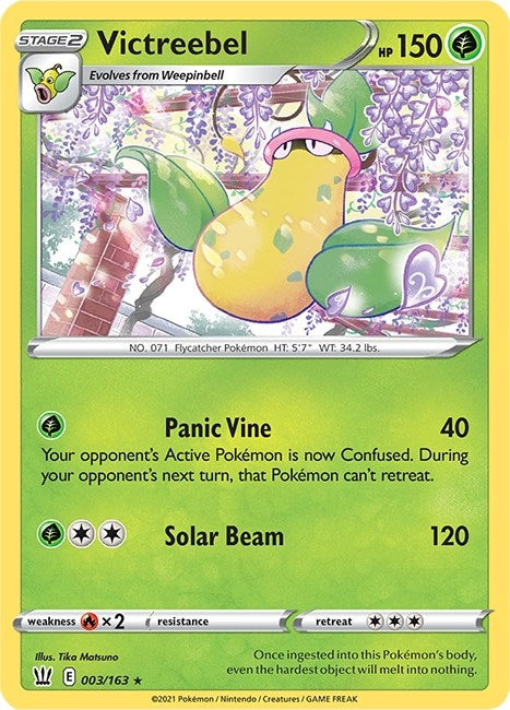Image for Victreebel (003/163) [SWSH05: Battle Styles]