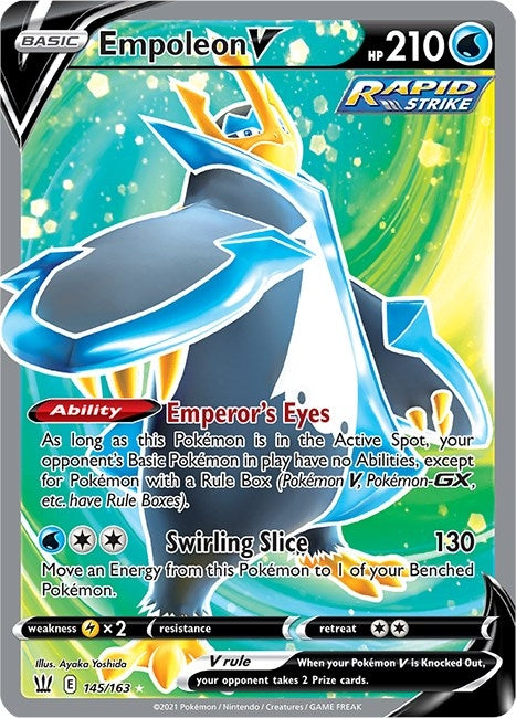 Image for Empoleon V (Full Art) (145/163) [SWSH05: Battle Styles]