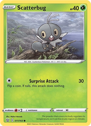Image for Scatterbug (011/163) - Pokemon