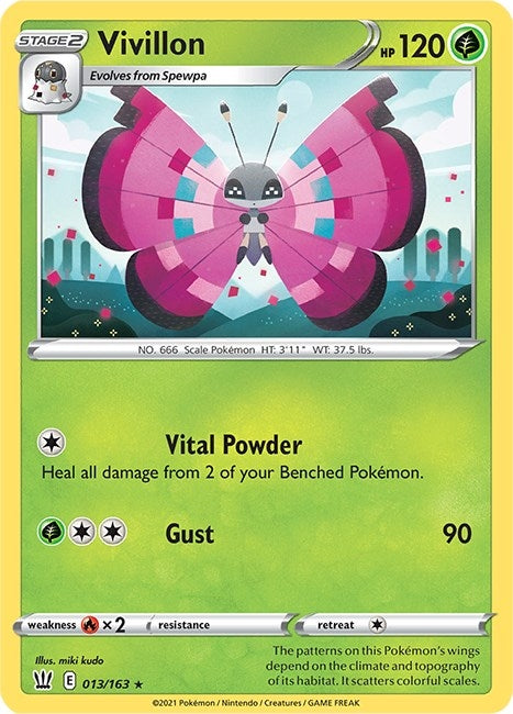 Image for Vivillon (013/163) [SWSH05: Battle Styles]