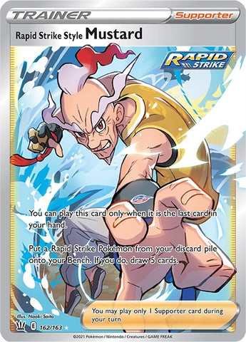 Image for Rapid Strike Style Mustard (Full Art) (162/163) [SWSH05: Battle Styles]