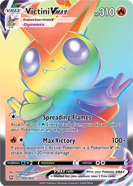 Image for Victini VMAX (Secret) (165/163) [SWSH05: Battle Styles]