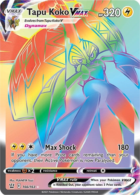 Image for Tapu Koko VMAX (Secret) (166/163) - Pokemon
