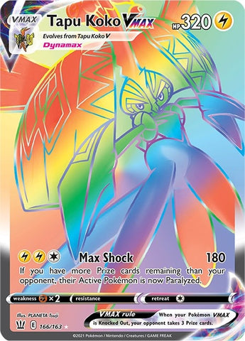 Image for Tapu Koko VMAX (Secret) (166/163) - Pokemon