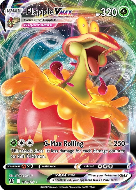 Image for Flapple VMAX (019/163) [SWSH05: Battle Styles]