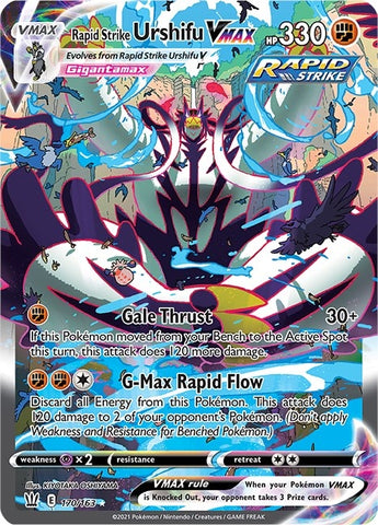 Image for Rapid Strike Urshifu VMAX (Alternate Art Secret) (170/163) - Pokemon