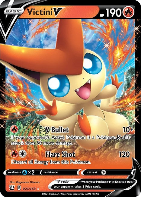 Image for Victini V (021/163) [SWSH05: Battle Styles]