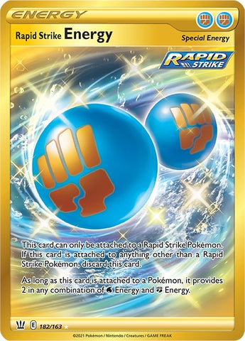 Image for Rapid Strike Energy (Secret) (182/163) - Pokemon