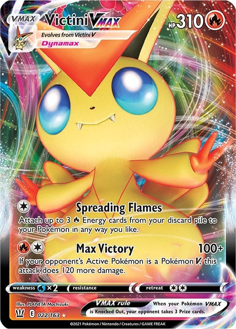 Image for Victini VMAX (022/163) [SWSH05: Battle Styles]