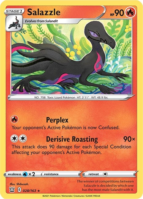 Image for Salazzle (028/163) [SWSH05: Battle Styles]