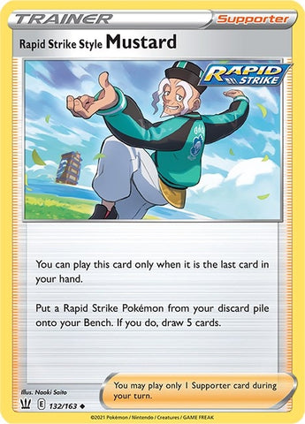 Image for Rapid Strike Style Mustard (132/163) [SWSH05: Battle Styles]