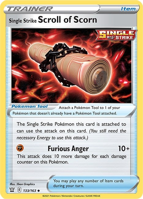 Image for Single Strike Scroll of Scorn (133/163) - Pokemon