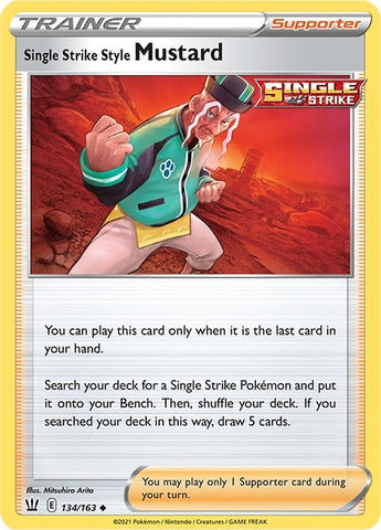 Image for Single Strike Style Mustard (134/163) - Pokemon