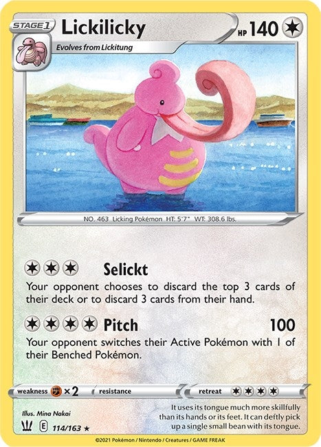 Image for Lickilicky (114/163) [SWSH05: Battle Styles]