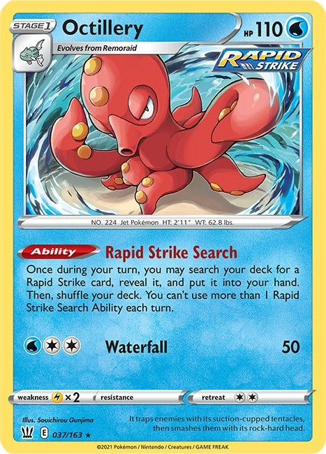 Image for Octillery (037/163) [SWSH05: Battle Styles]