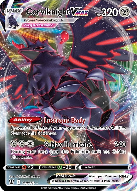 Image for Corviknight VMAX (110/163) [SWSH05: Battle Styles]