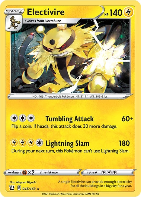 Image for Electivire (045/163) [SWSH05: Battle Styles]