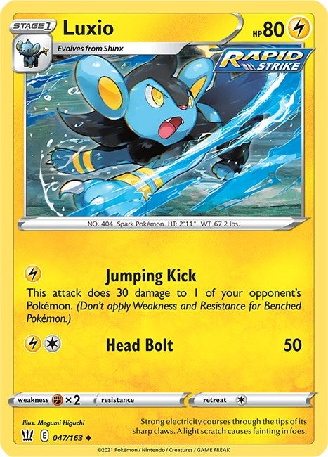 Image for Luxio (047/163) [SWSH05: Battle Styles]
