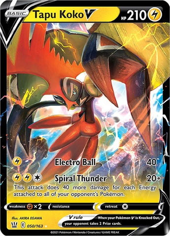 Image for Tapu Koko V (050/163) - Pokemon