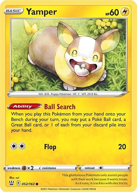 Image for Yamper (052/163) - Pokemon