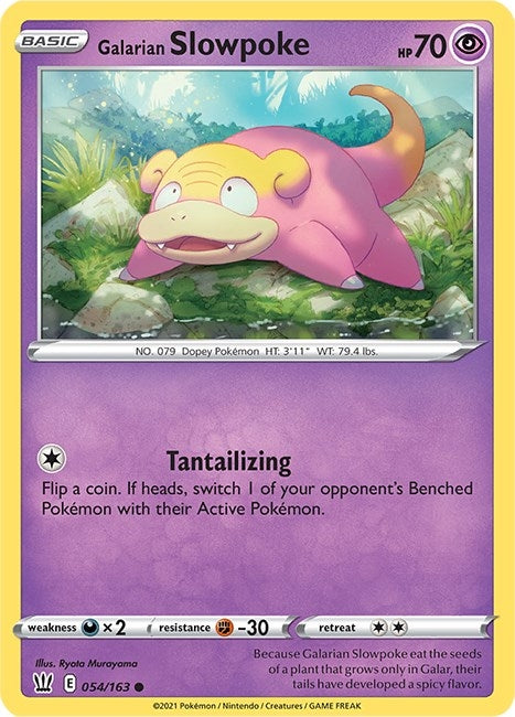Image for Galarian Slowpoke (054/163) [SWSH05: Battle Styles]