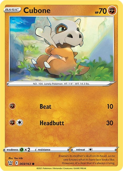 Image for Cubone (069/163) [SWSH05: Battle Styles]