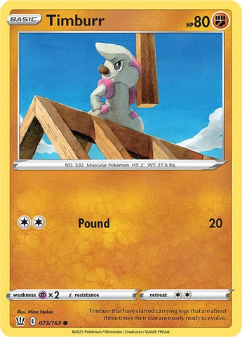 Image for Timburr (073/163) - Pokemon