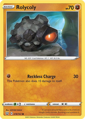 Image for Rolycoly (078/163) - Pokemon